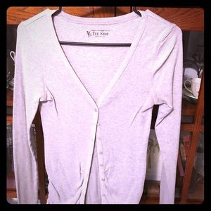 VS T-Shirt Ruched Cardigan